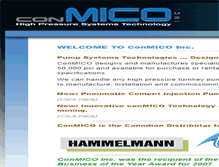 Tablet Screenshot of conmico.com